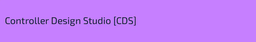 Controller Design Studio [CDS]